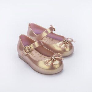 NEW Baby Girl Mini Melissa Sweet Love Shoes Pink Bow MARYJANE SHOES SIZE 8